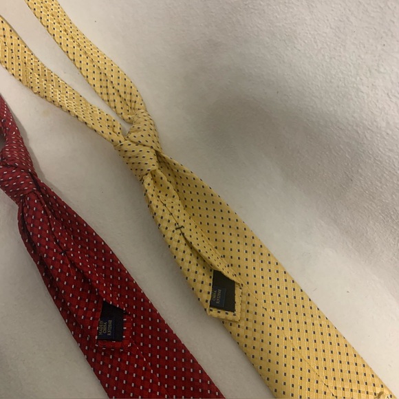 Classic Red and Yellow Patterned Ties - Picture 10 of 16